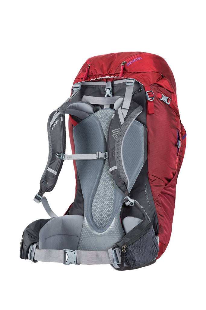 Gregory Mountain Products Deva 60 Liter Women's Backpack, Ruby Red, Extra Small - backpacks4less.com