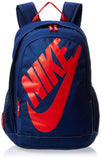 Nike Sportswear Hayward Futura Backpack for Men, Large Backpack with Durable Polyester Shell and Padded Shoulder Straps, Blue Void/University Red/University Red