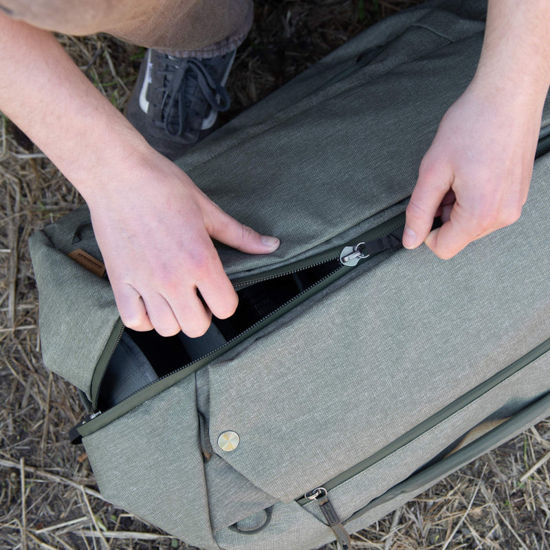 Peak Design Travel Duffelpack 45-65L (Sage) - backpacks4less.com