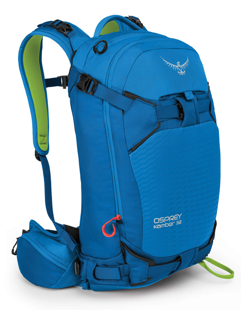 Osprey Packs Kamber 32 Men's Ski Backpack, Cold Blue, Small/Medium - backpacks4less.com