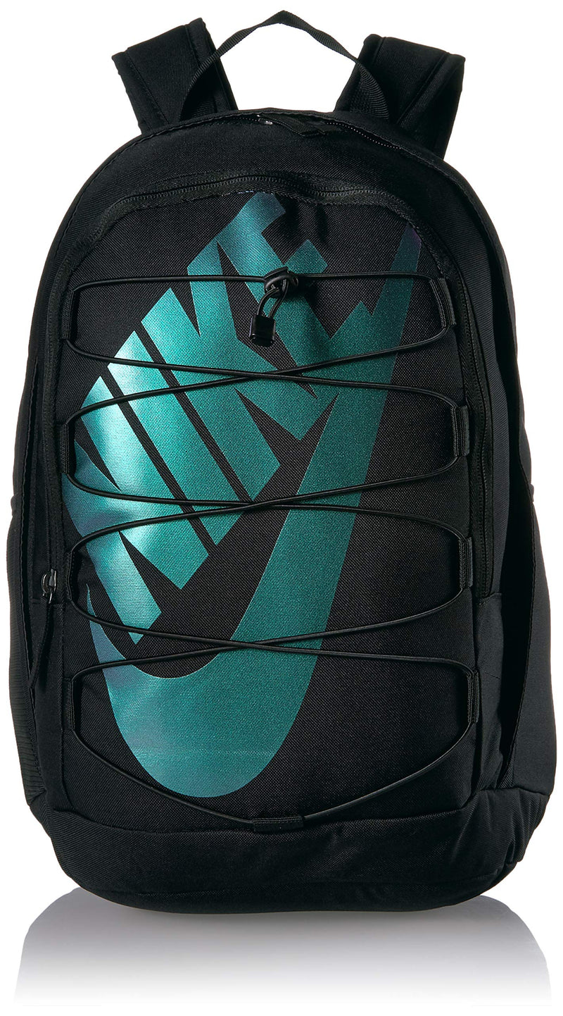 Nike Hayward 2.0 Backpack, Nike Backpack for Women and Men with Polyester Shell & Adjustable Straps, Black/Black/Metallic Silver - backpacks4less.com