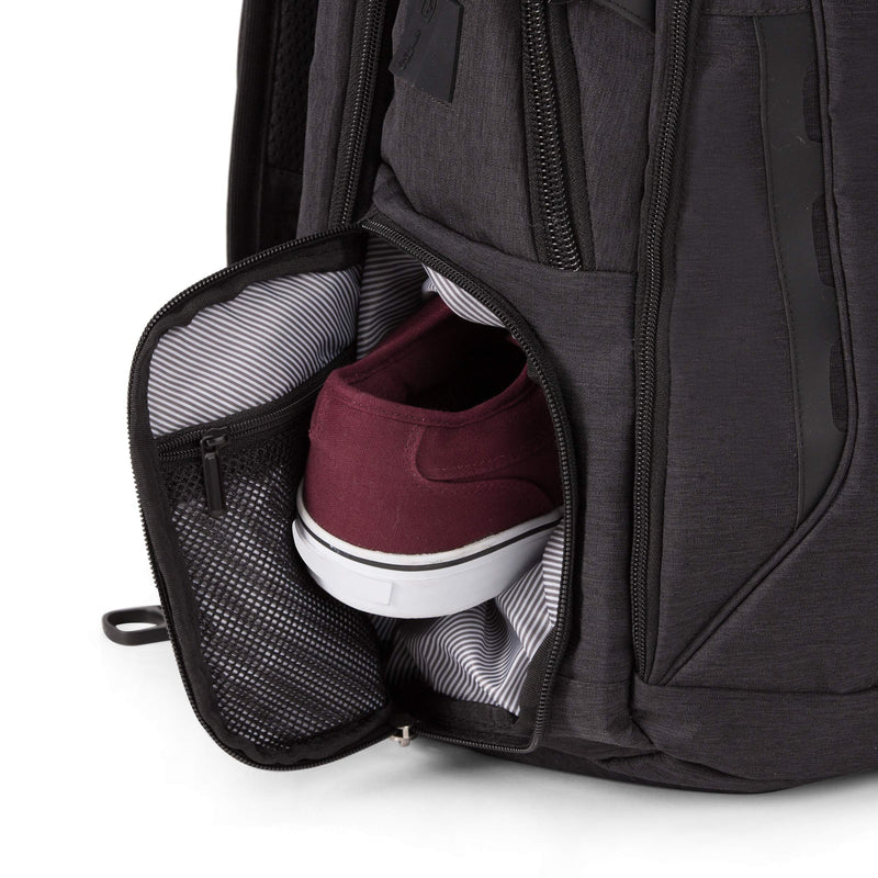 SwissGear 5358 USB ScanSmart Laptop Backpack. Abrasion-Resistant & Travel-Friendly Laptop Backpack with TSA lock exclusive bundle. (Heather Gray) - backpacks4less.com