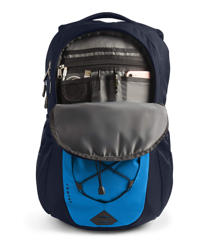 North Face Jester Backpack – Clear Lake Blue/Urban Navy –