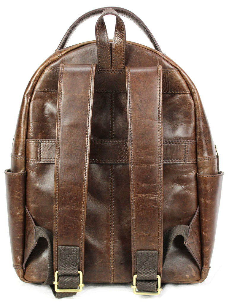 Rawlings Heritage Collection Leather Backpack Brown 15 backpacks4less