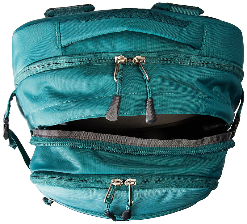 The North Face Women's Surge Backpack Bristol Blue/Jasper Green One Size - backpacks4less.com