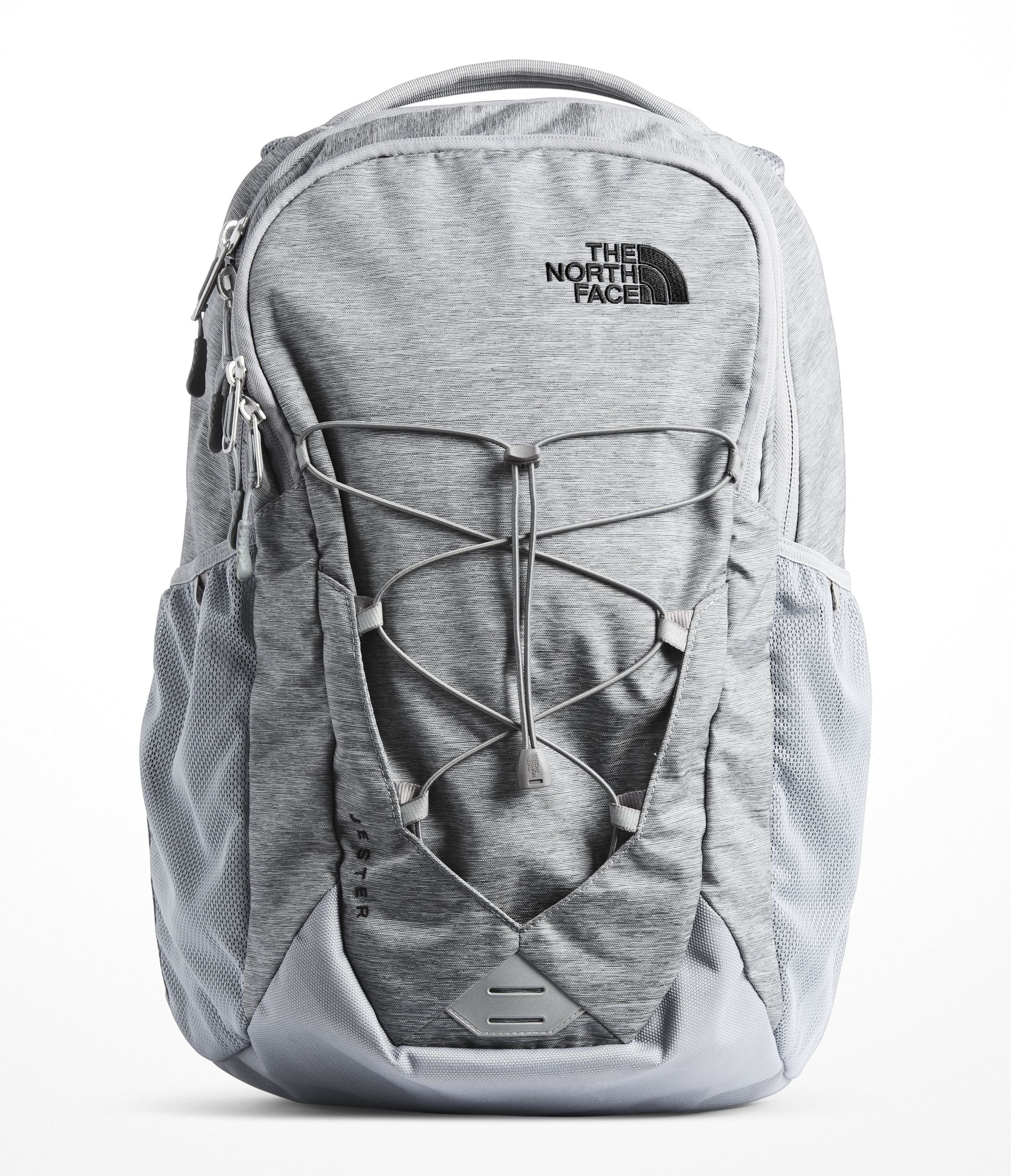 The North Face Jester Backpack, Mid Grey Dark Heather/TNF