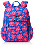 Vera Bradley Women's Signature Cotton Campus Tech Backpack, Art Poppies, One Size - backpacks4less.com