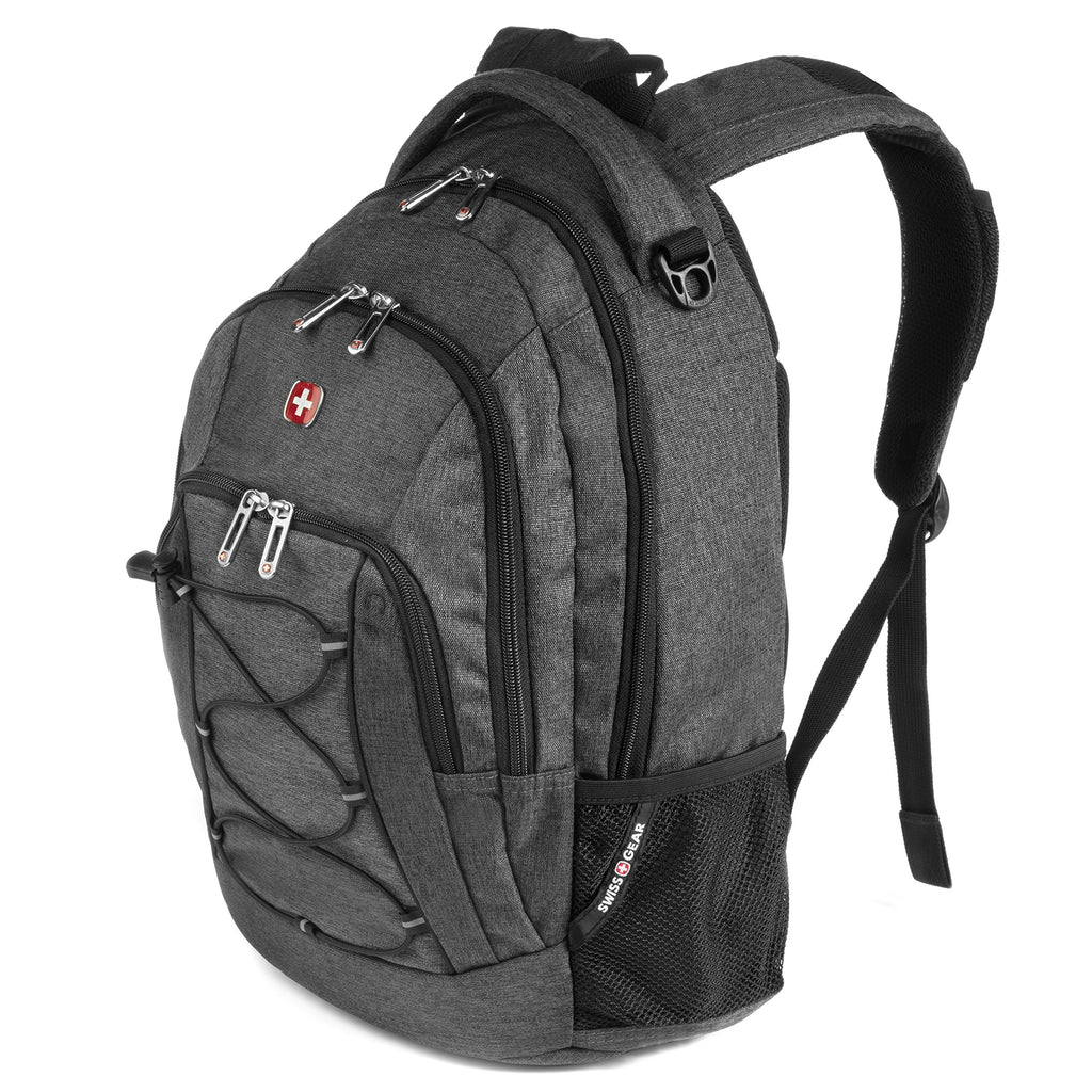 SWISSGEAR 1186 Laptop Backpack (Heather Gray) - backpacks4less.com