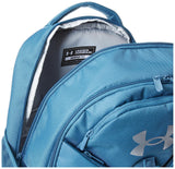 Under Armour Hustle Pro Backpack, (414) Static Blue / / Metallic Silver, One Size Fits All