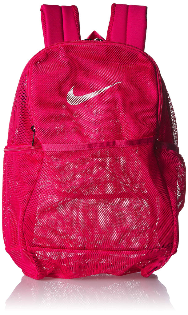 NIKE Brasilia Backpack Pink/Rush Pink/White, backpacks4less.com
