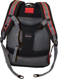 SwissGear® Maxxum Double Zipper Backpack With 16" Laptop Pocket, Black/Red - backpacks4less.com