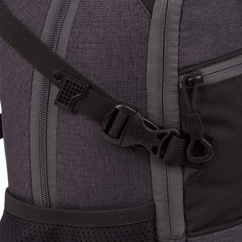 SWISSGEAR 1651 City Backpack (Black/Grey) - backpacks4less.com