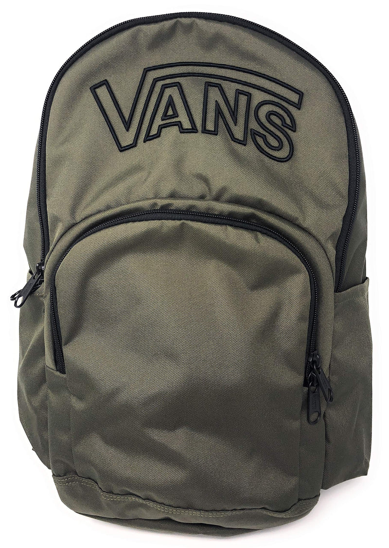 Vans Alumni Backpack (Olive Green) - backpacks4less.com