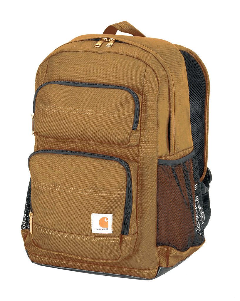 Carhartt Legacy Standard Work Backpack with Padded Laptop Sleeve and Tablet Storage, Carhartt Brown - backpacks4less.com