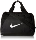 NIKE Brasilia Training Duffel Bag, Black/Black/White, X-Small - backpacks4less.com