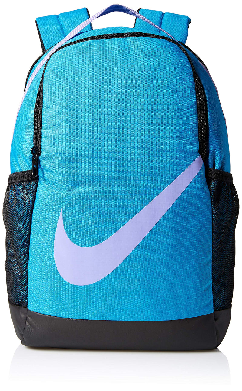 Nike Youth Nike Brasilia Backpack - Fall'19, Blue Stardust/Black/Medium Violet, Misc - backpacks4less.com