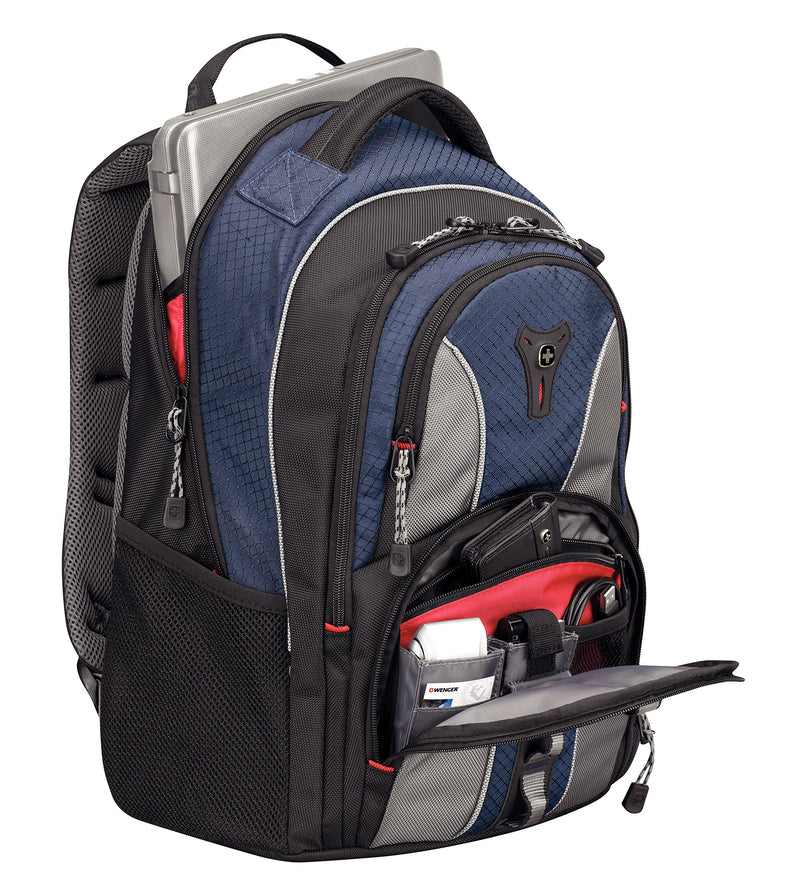 SwissGear Cobalt Notebook Carrying Backpack, 15.6" (GA-7343-06F00) - backpacks4less.com