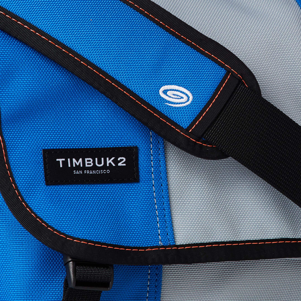 Timbuk2 Messenger Two Tone Dark/Light Blue Bag - Good Condition