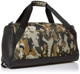 NIKE Brasilia Medium Duffle - All Over Print, Neutral Olive/Black/White, Misc - backpacks4less.com