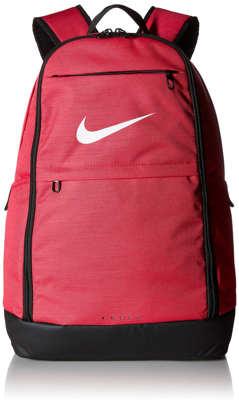 Nike Brasilia Training Backpack, Extra Large Backpack Built for Secure Storage with a Durable Design, Rush Pink/Black/White - backpacks4less.com