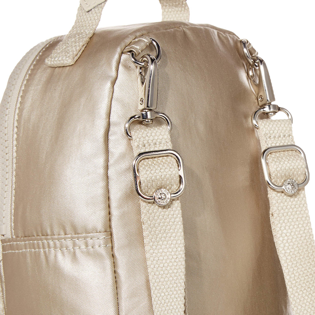 Kipling womens Alber 3-In-1 Convertible Mini Backpack, cloud Metal, One Size - backpacks4less.com
