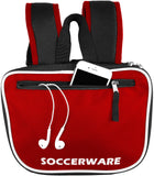 Soccer Backpack with Ball Holder Compartment - for Boys & Girls | Bag Fits All Soccer Equipment & Gym Gear (Black) (Red) - backpacks4less.com